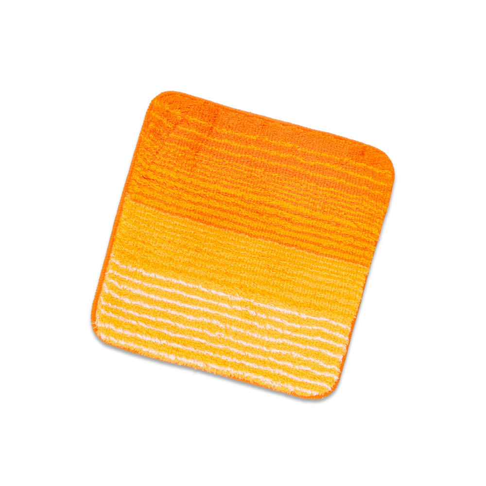 REITER Bidet Vorleger Streifen - Orange, Größe: 50 x 50 cm