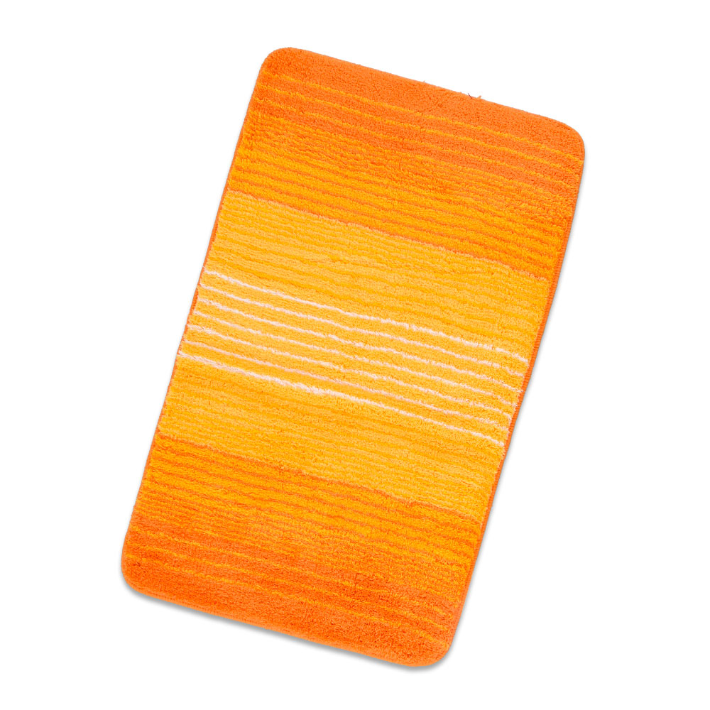 REITER Badematte Streifen - Orange, Größe: 60 x 100 cm