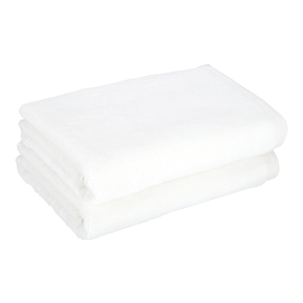 VOSSEN Duschtuch Vegan Life - Weiß, Größe: 67 x 140 cm