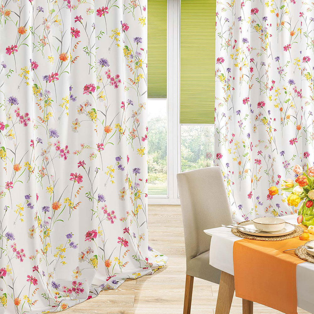 Dekostoff bedruckt - Pink, Breite: 145 cm