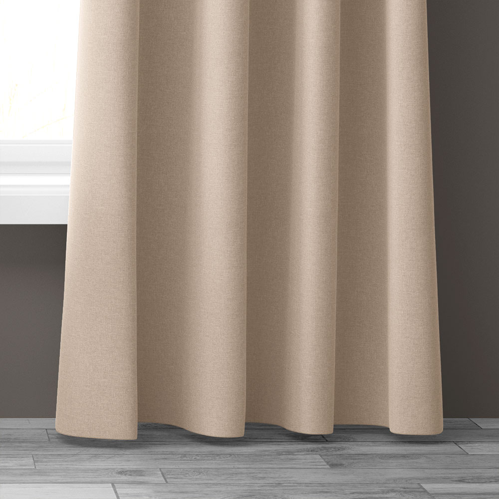 Dekostoff uni - Sand, Breite: 145 cm