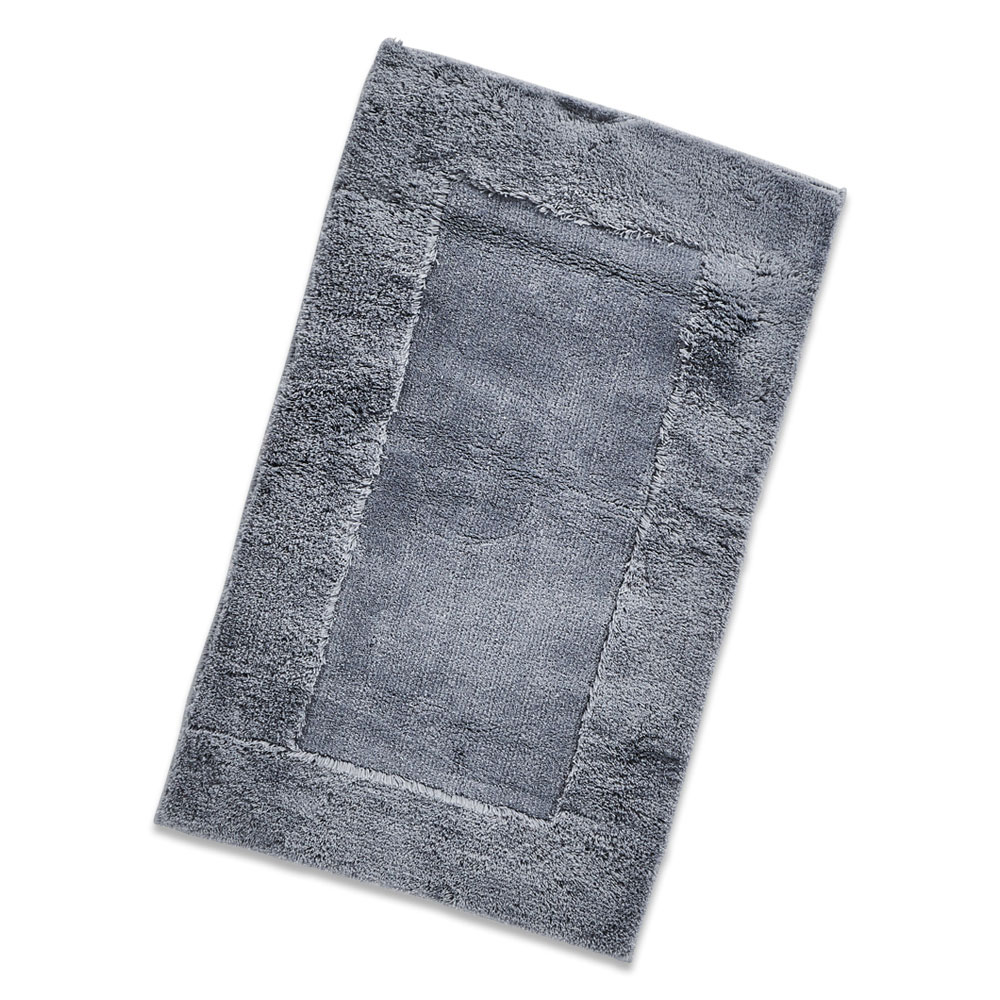 Badematte Rahmen - Grau, Größe: 60 x 100 cm