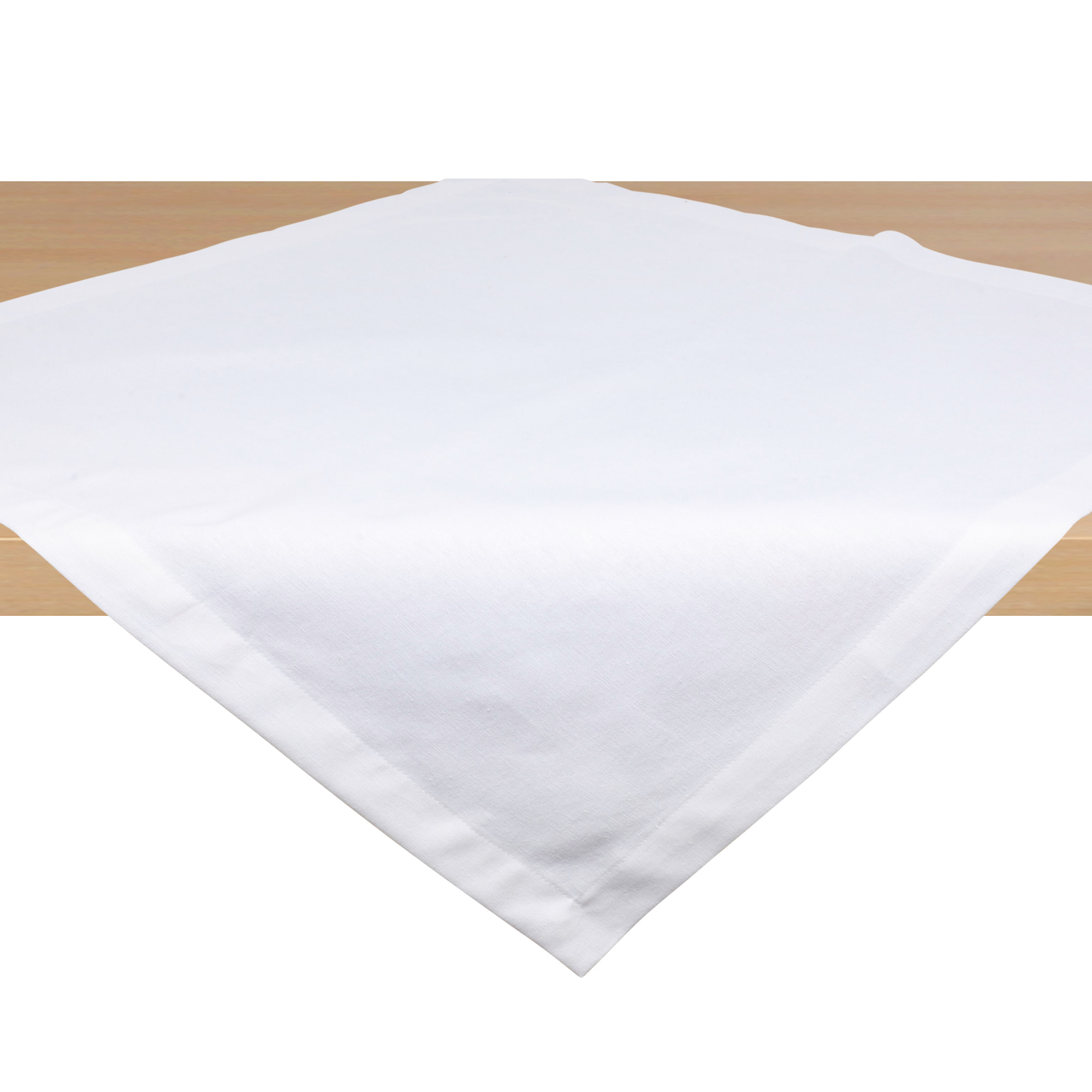 REITER Mitteldecke - Weiß, Größe: 80 x 80 cm