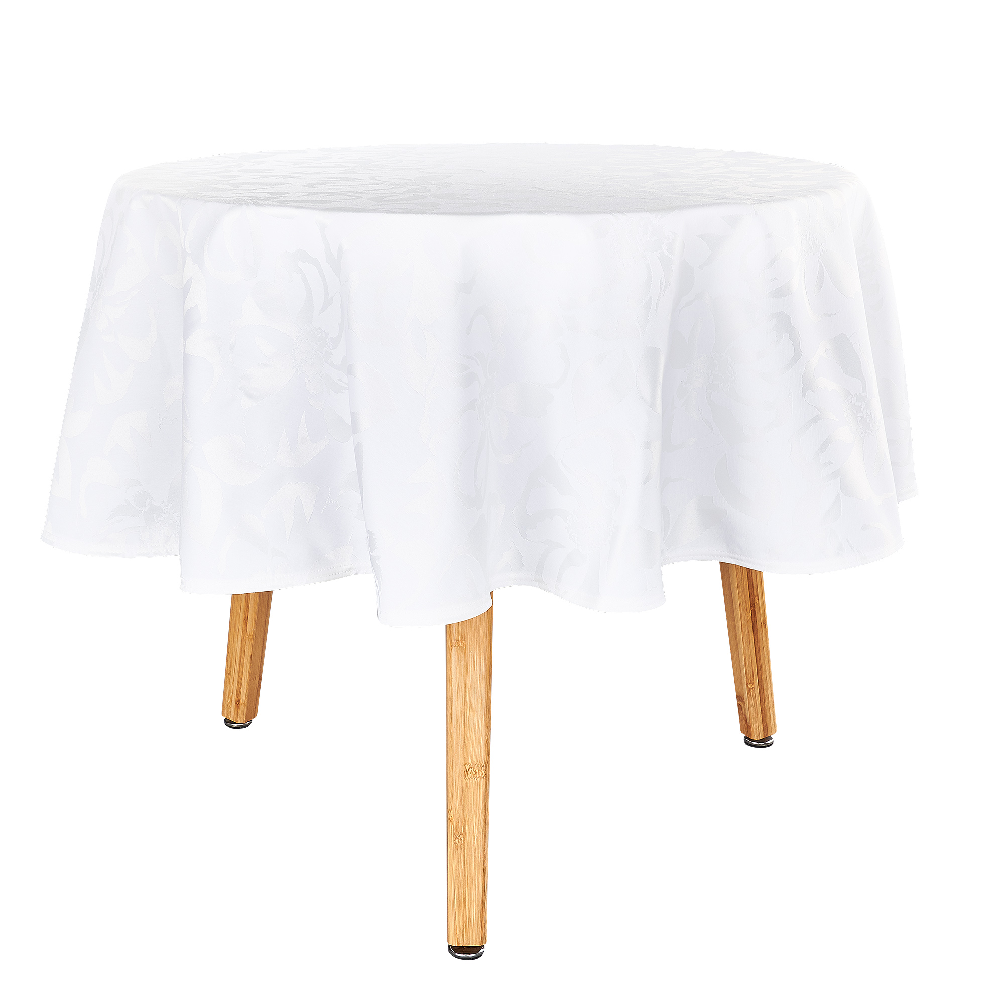 REITER Tischdecke - Weiß, Rund: 155 x 155 cm