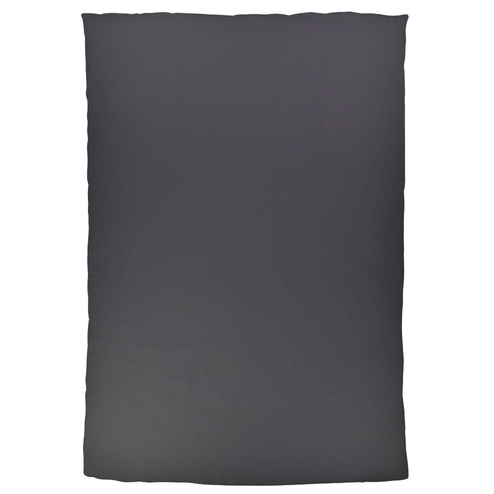 Bio-Satin Deckenbezug - Grau, Größe: 140 x 200 cm