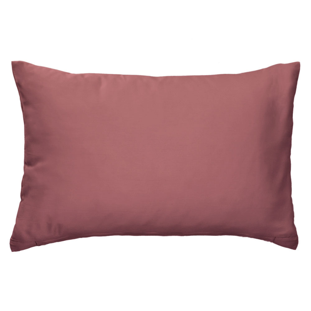 Bio-Satin Kissenbezug - Violett, Größe: 40 x 60 cm