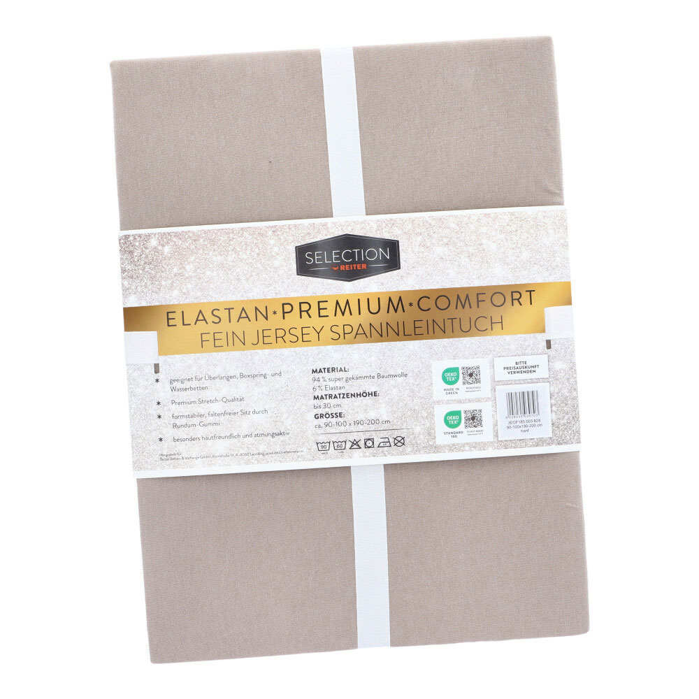 Jerseyleintuch mit Elastan