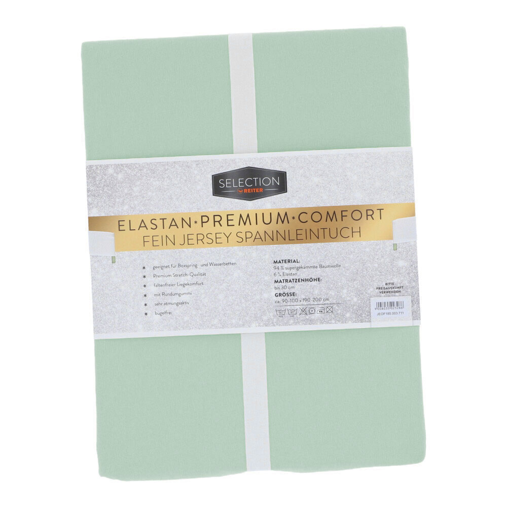 Jerseyleintuch mit Elastan