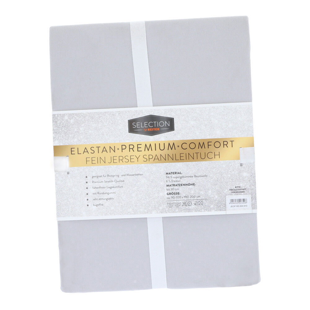 Jerseleintuch mit Elastan