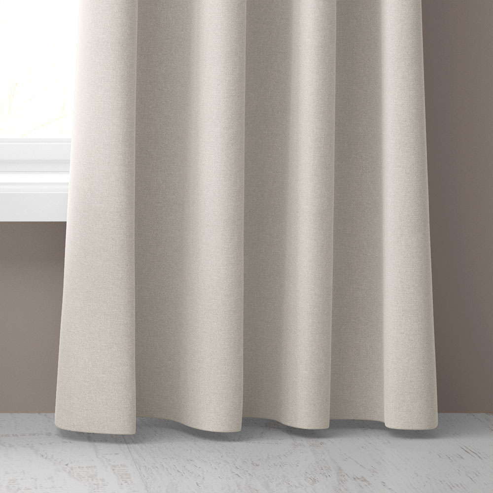 Dekostoff uni - Perlweiss, Höhe: 300 cm