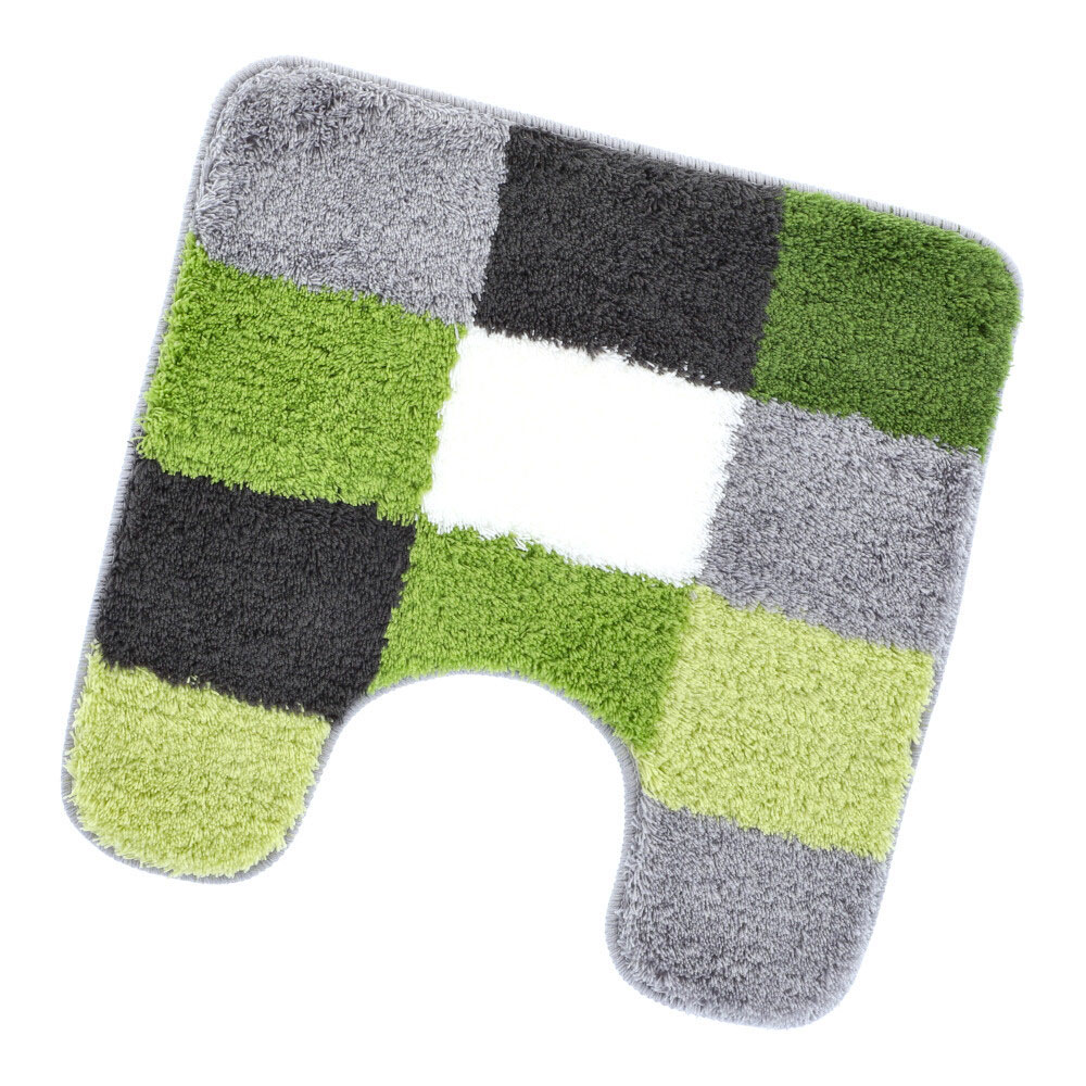 WC Vorleger Karo - Gras, Größe: 50 x 50 cm