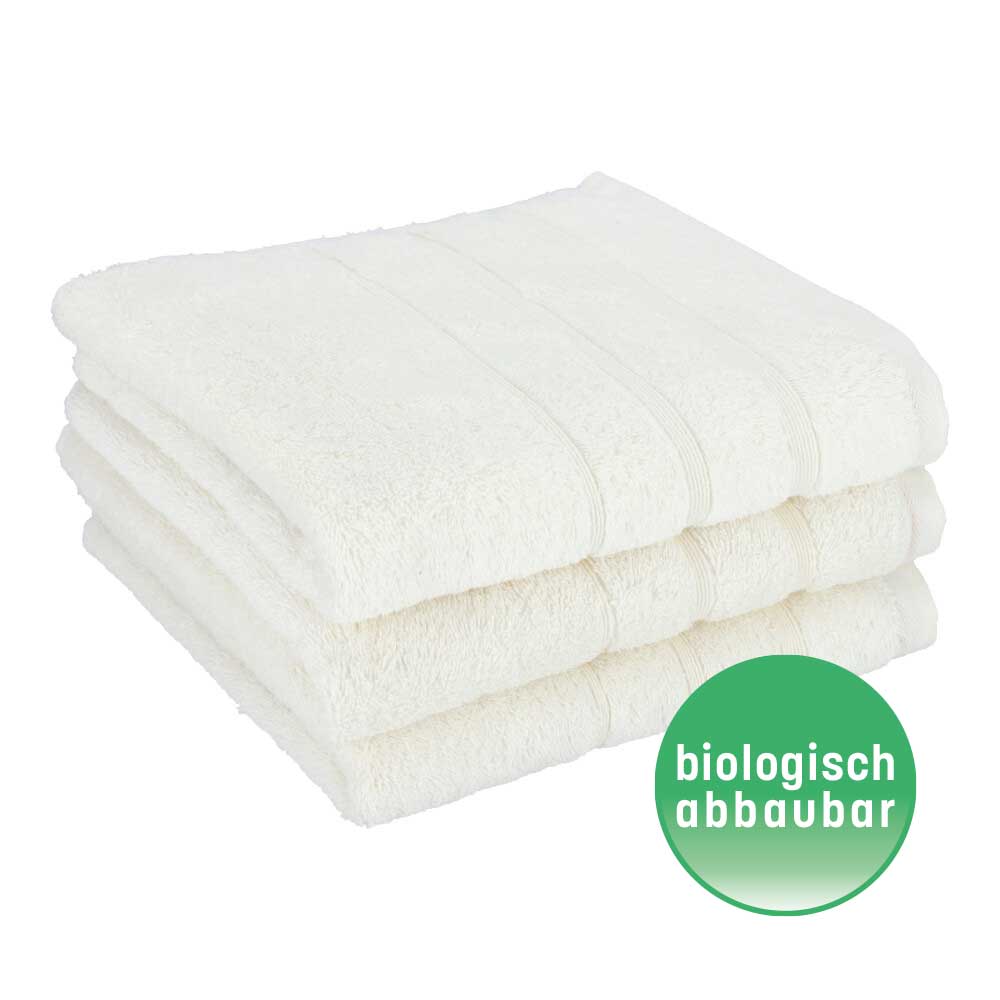 Handtuch biologisch abbaubar - Natur, Größe: 50 x 100 cm