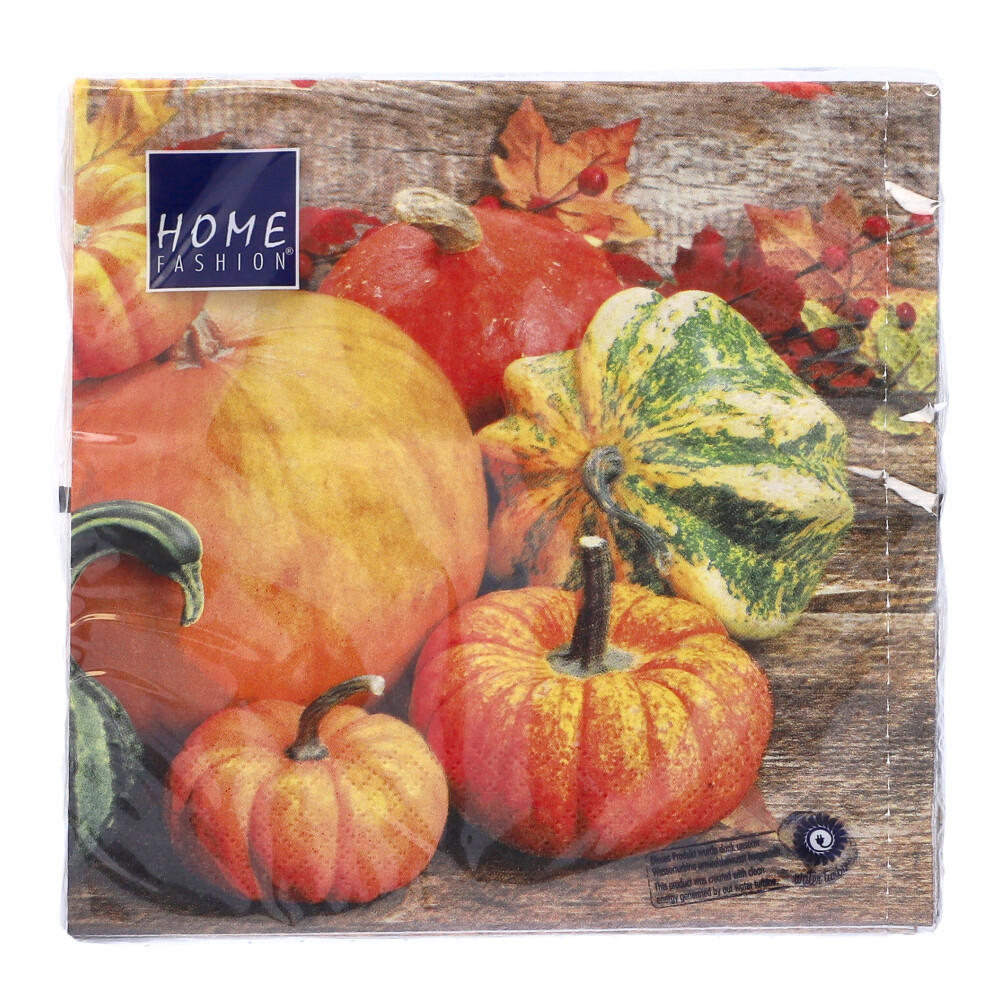 Papierserviette 33x33 cm - Orange, Größe: 33 x 33 cm