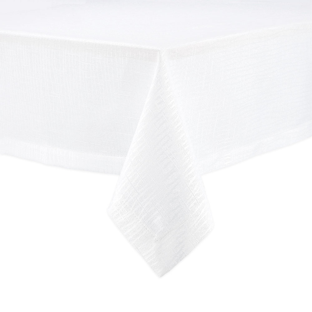 Tischdecke "Lorietta" - Weiß, Größe: 130 x 180 cm