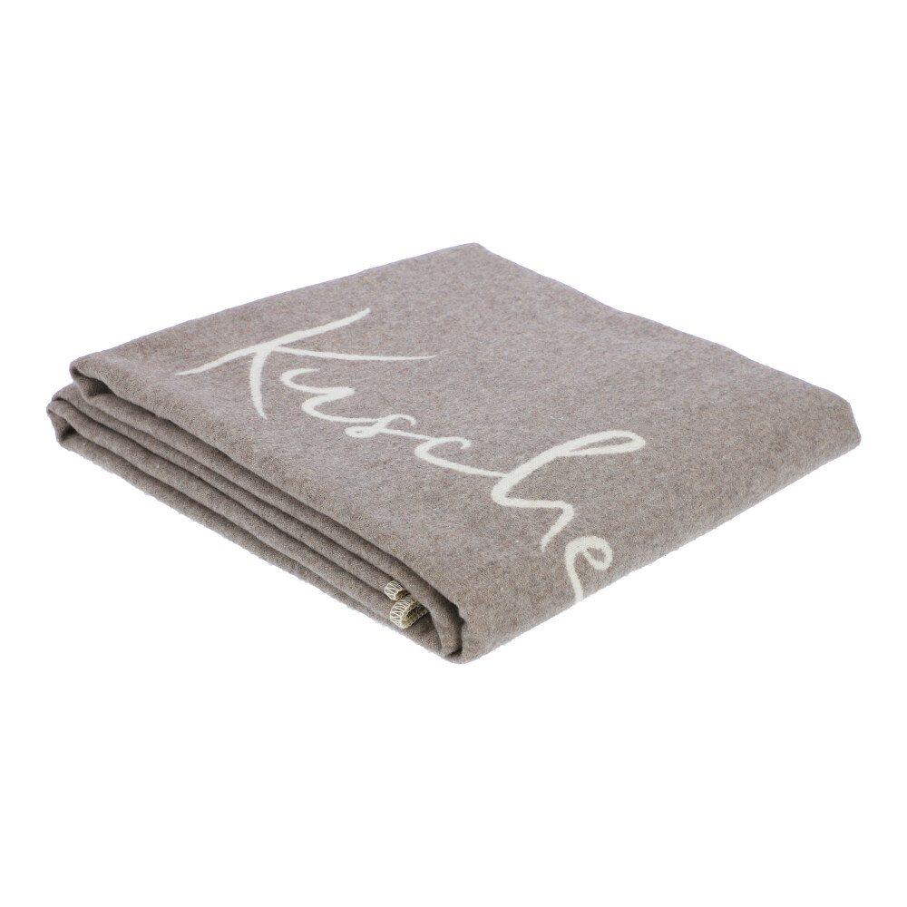 David Fussenegger Wohndecke - Braun, Größe: 140 x 220 cm