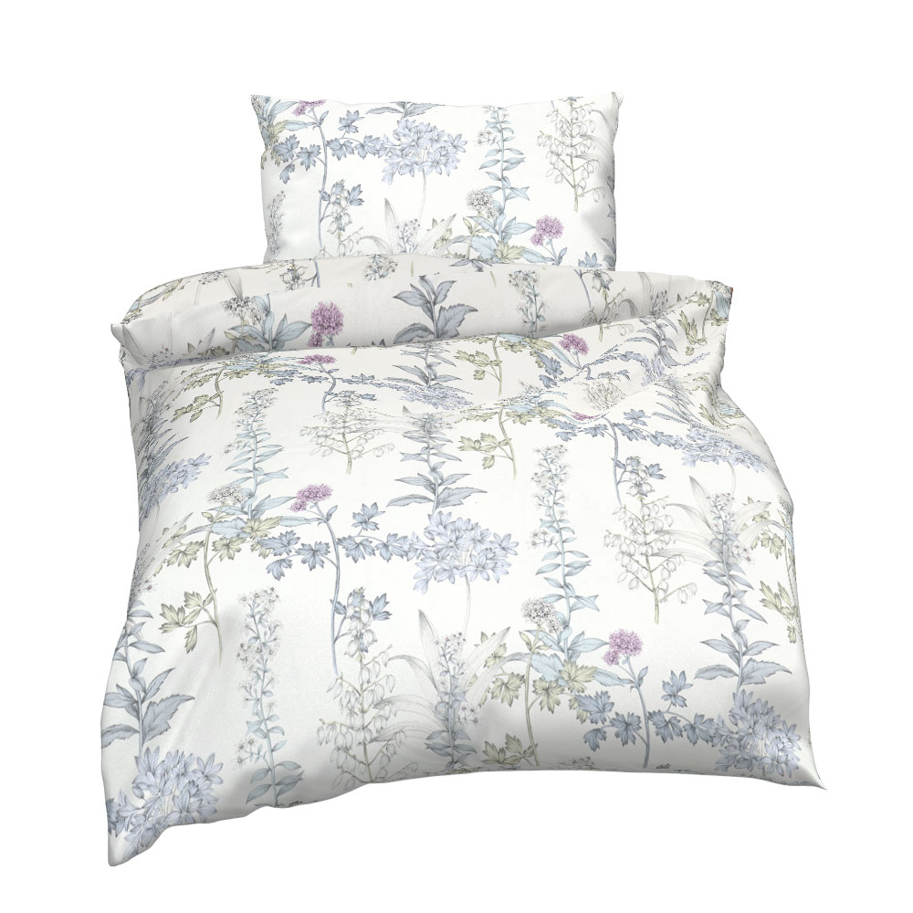 ESTELLA Jersey Bettwäsche - Hell Blau, Größe: 140 x 200 cm