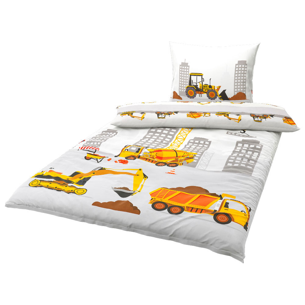 Jugendbettwäsche - Rot, Größe: 140 x 200 cm