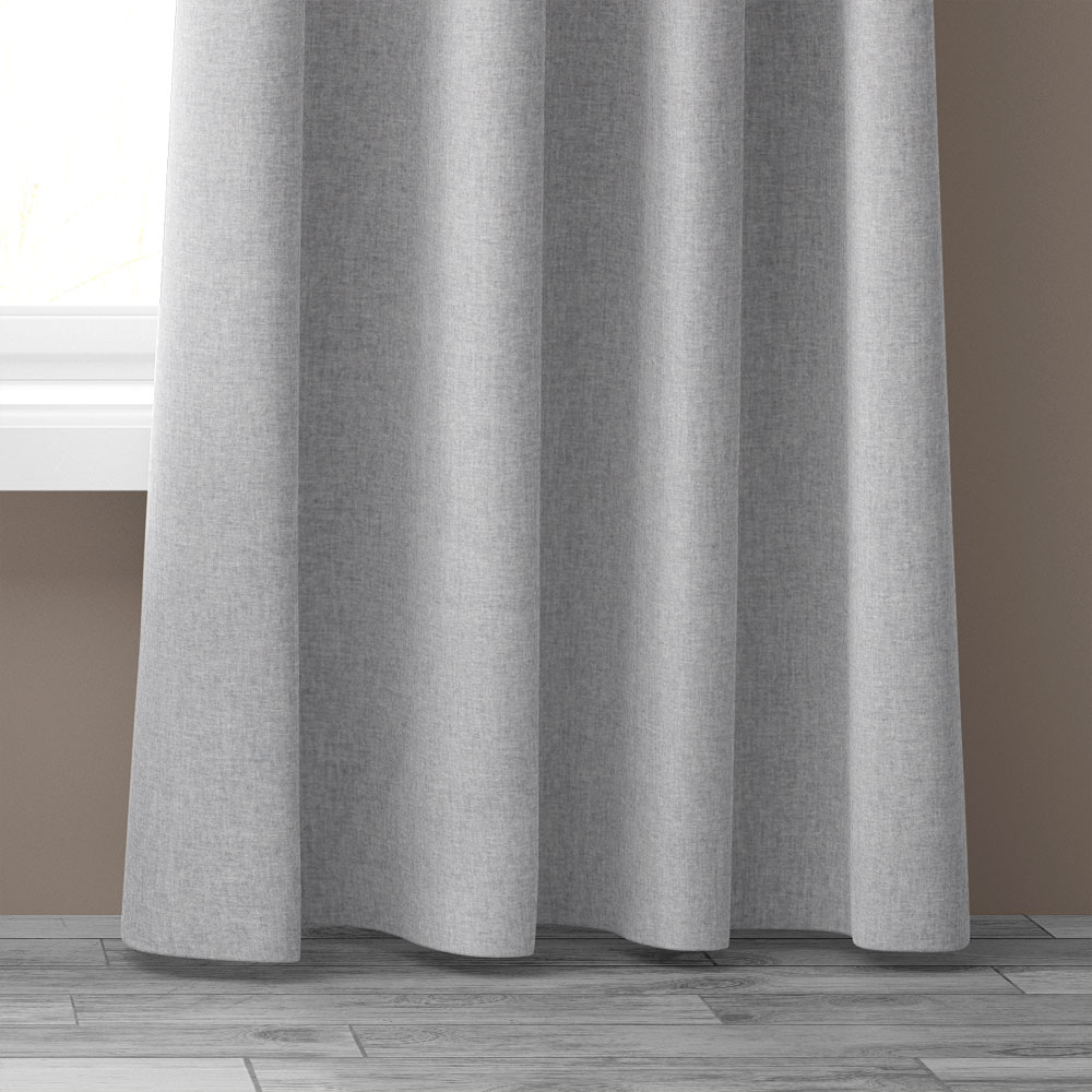 Verdunkelungsdekor 100% - Grau, Breite: 140 cm