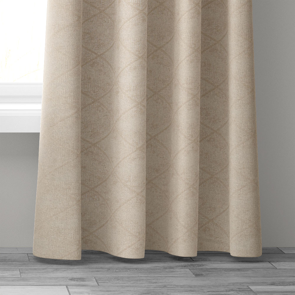 Dekostoff - Beige, Höhe: 300 cm