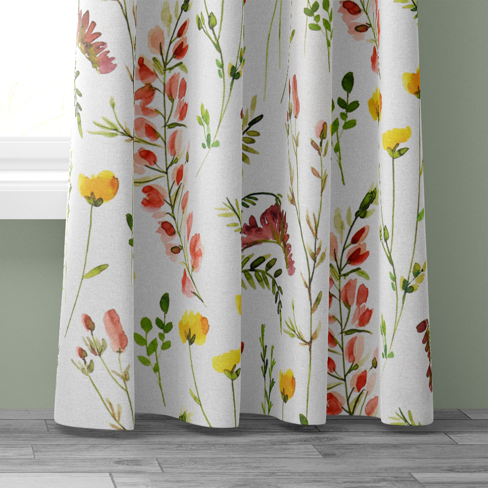 Dekostoff bedruckt - Orange, Breite: 140 cm