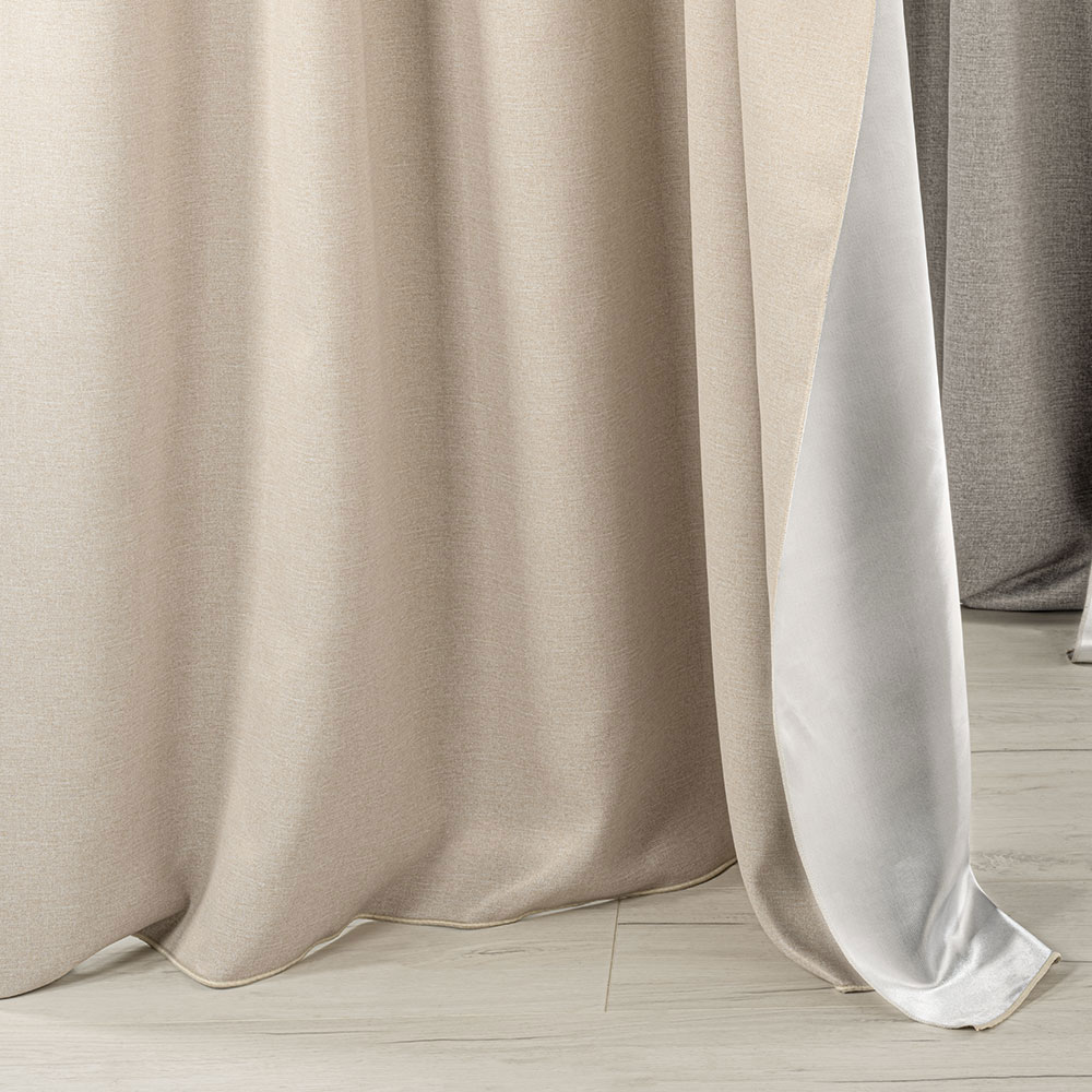 ThermoVerdunklungsdekor FR - Beige, Breite: 150 cm