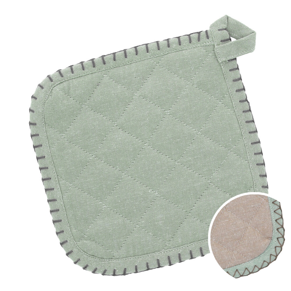 Wende-Küchenhelfer "Chambray" - Ägäis, Größe: 20 x 20 cm