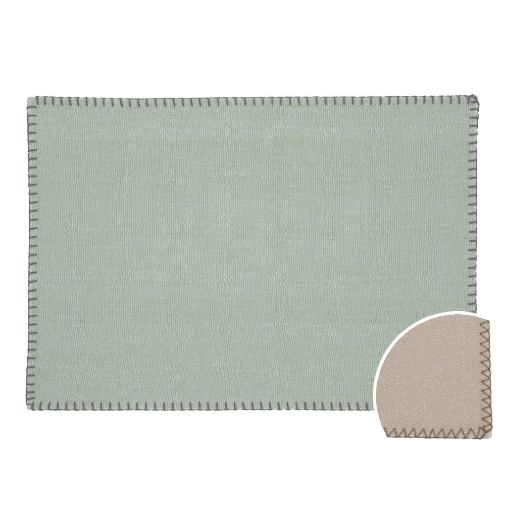 REITER Wende Tischset Chambray - Ägäis, Größe: 33 x 48 cm