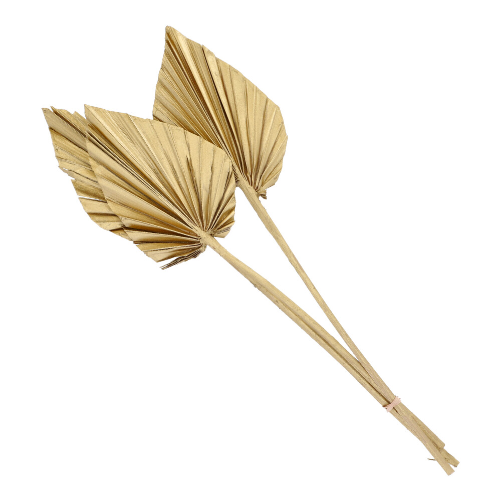 Palmenblätter gold - Gelb, Größe: 29 x 46 cm