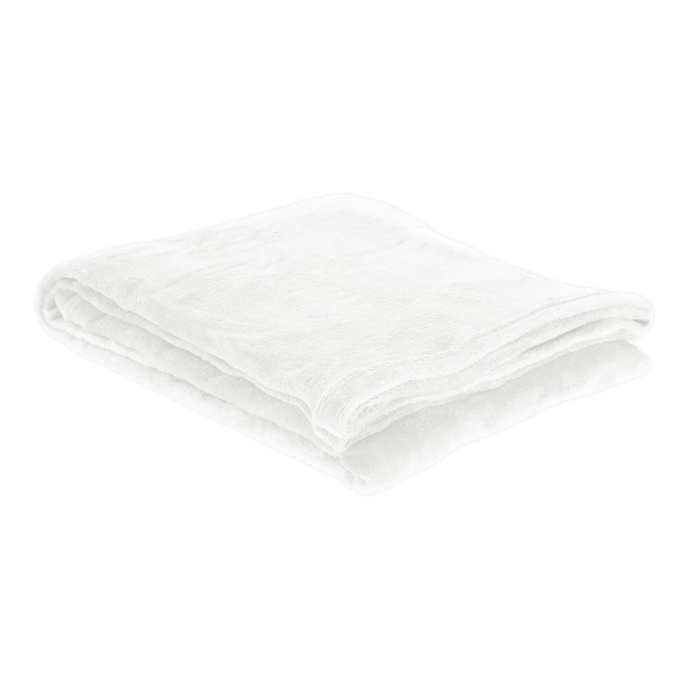 Wohndecke Velvet Touch - Weiß, Größe: 130 x 180 cm