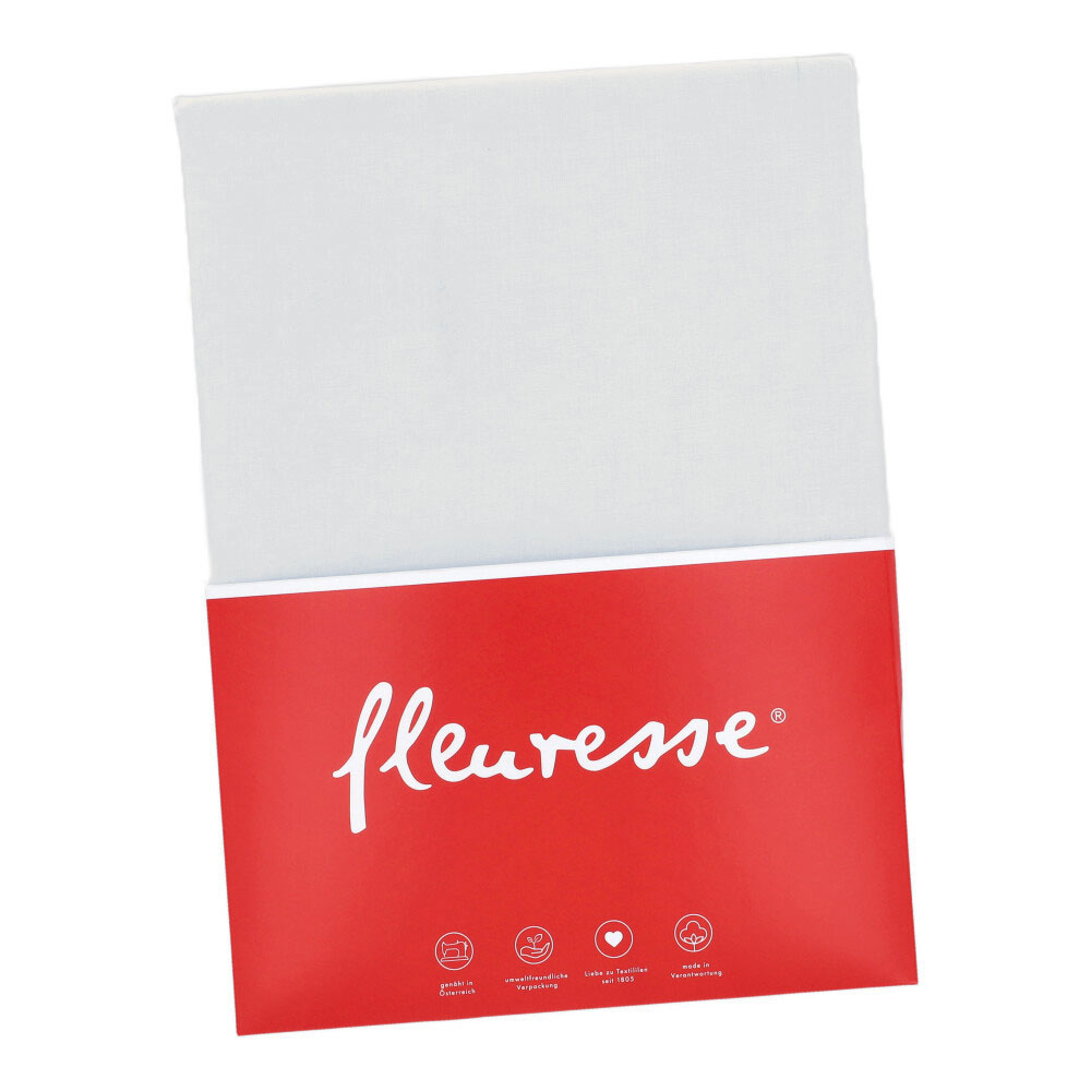 FLEURESSE Webeleintuch 1 Stück - Grau, Größe: 90 x 200 cm