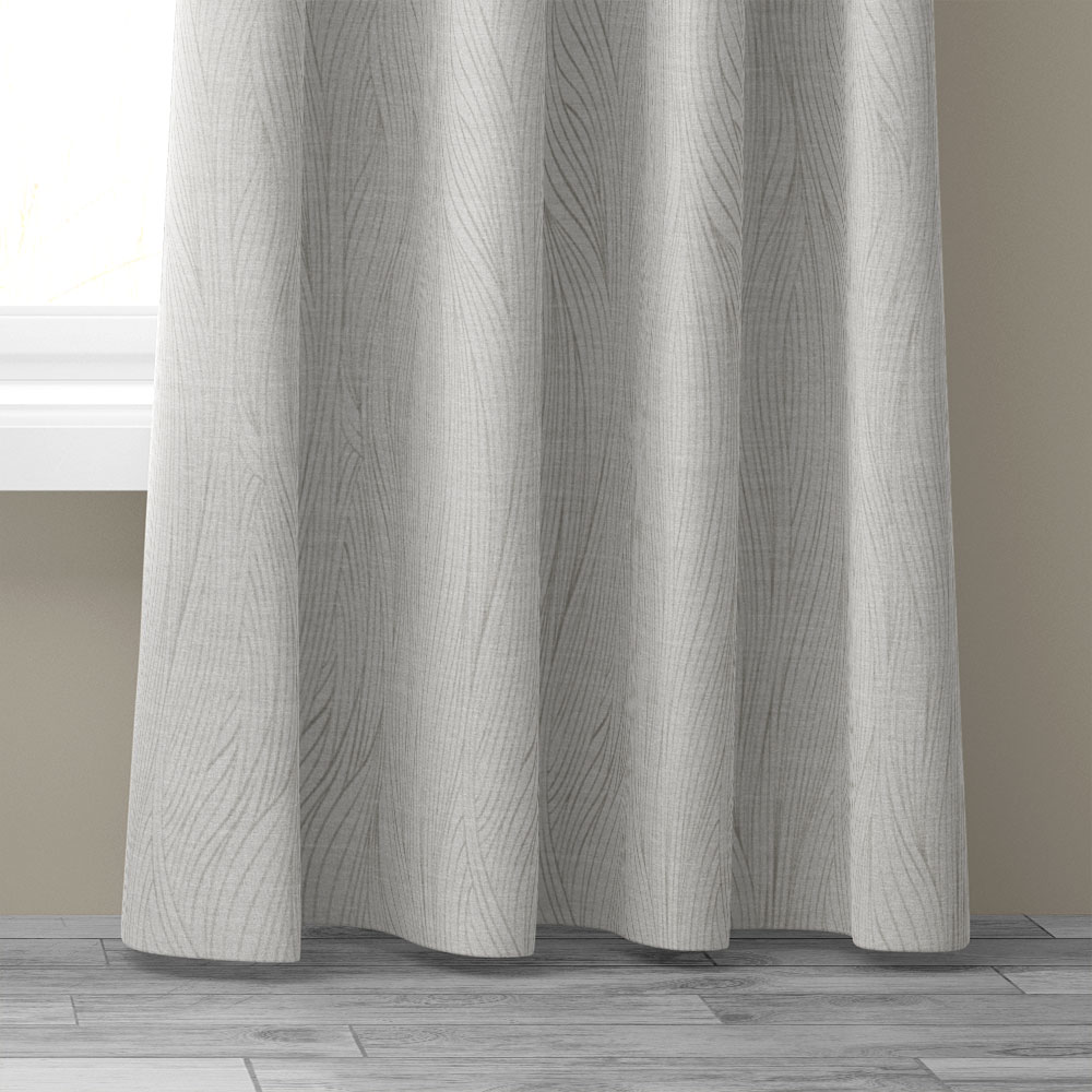 Dekostoff bedruckt - Grau, Höhe: 300 cm