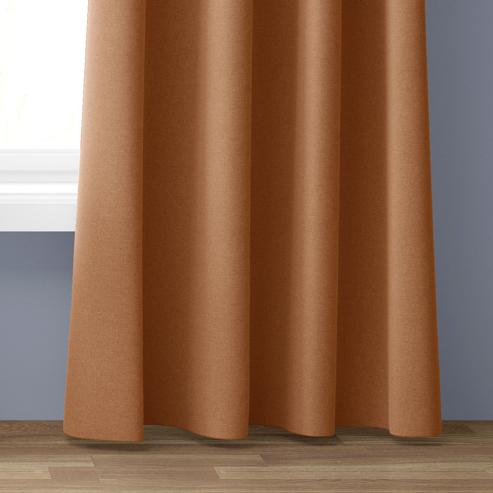 Dekostoff - Orange, Höhe: 300 cm