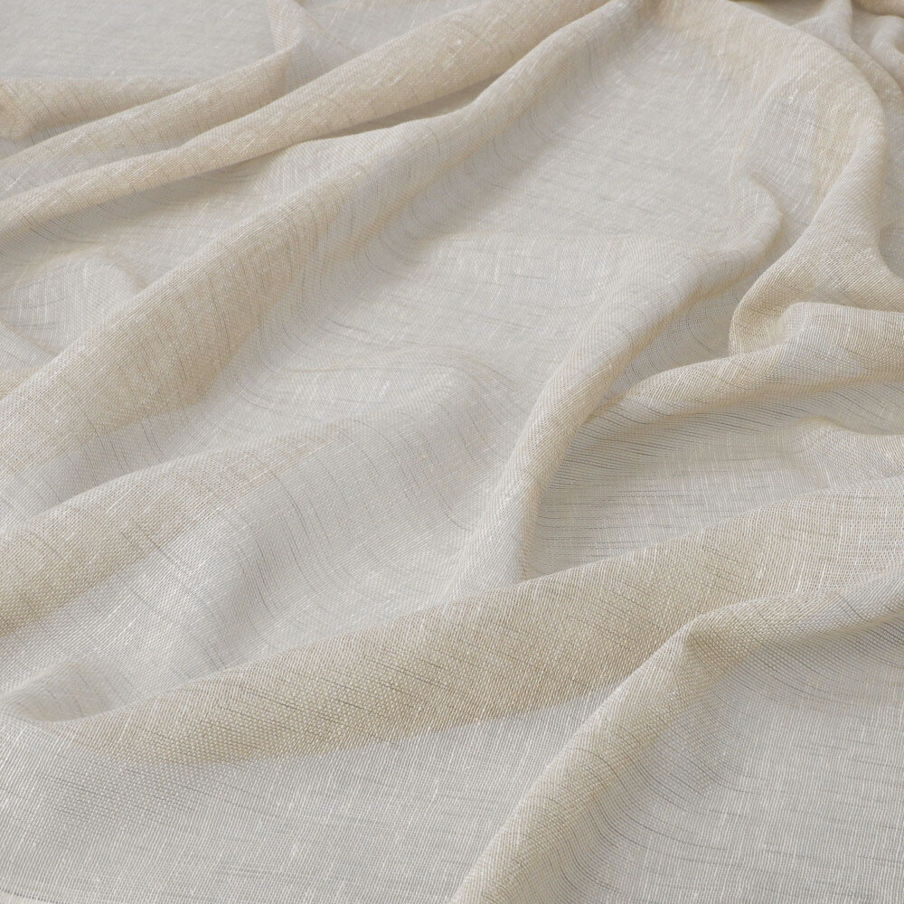 Store uni vorgewaschen - Sand, Höhe: 295 cm