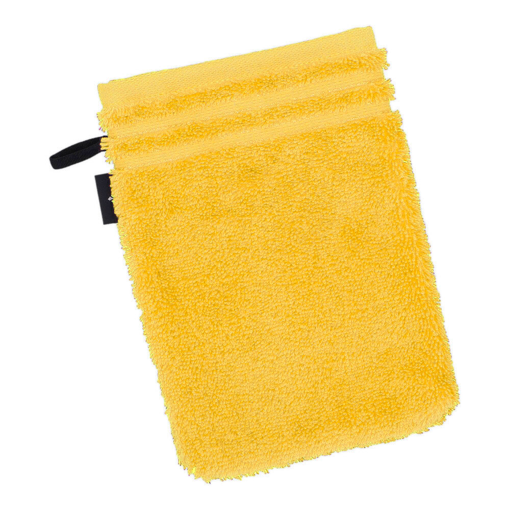 VOSSEN Waschhandschuh Calypso - Hell Gelb, Größe: 16 x 22 cm