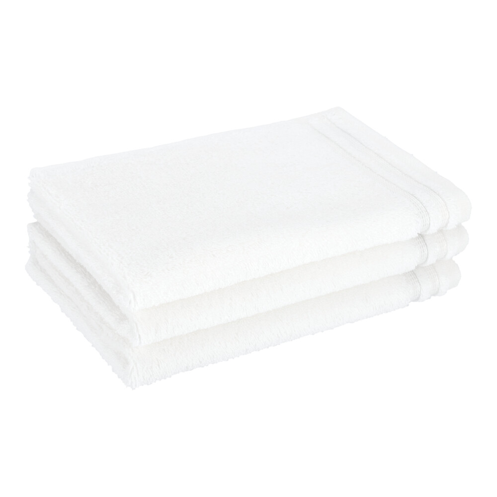 VOSSEN Gästetuch Calypso - Weiß, Größe: 30 x 50 cm