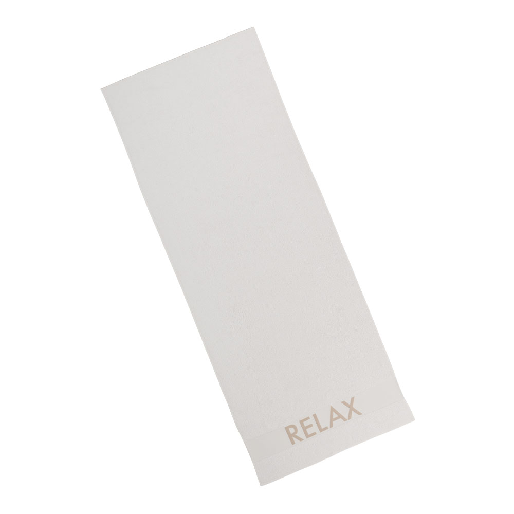 Saunatuch RELAX - Perlweiss, Größe: 70 x 180 cm