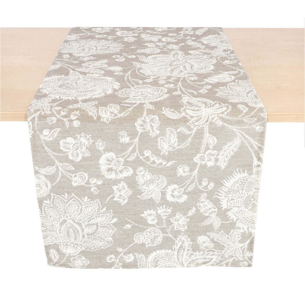 REITER Tischläufer "Ornament" - Sand, Größe: 40 x 140 cm
