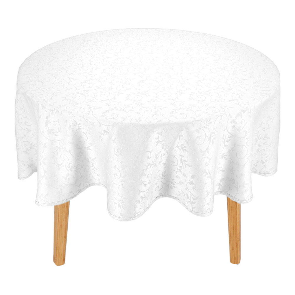 REITER Tischdecke rund - Weiß, Rund: 145 x 145 cm
