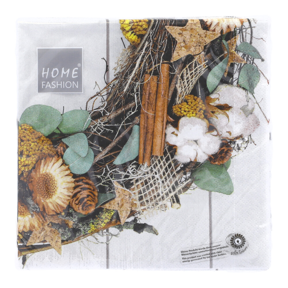 Papierserviette 33x33 cm - Lehm, Größe: 33 x 33 cm