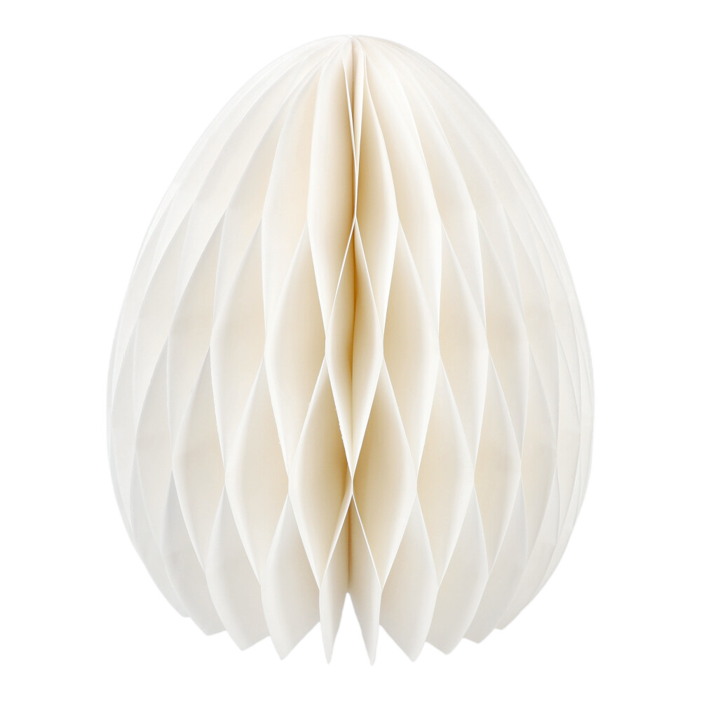 Osterei aus Papier, ca. 40 cm - Weiß, Höhe: 40 cm
