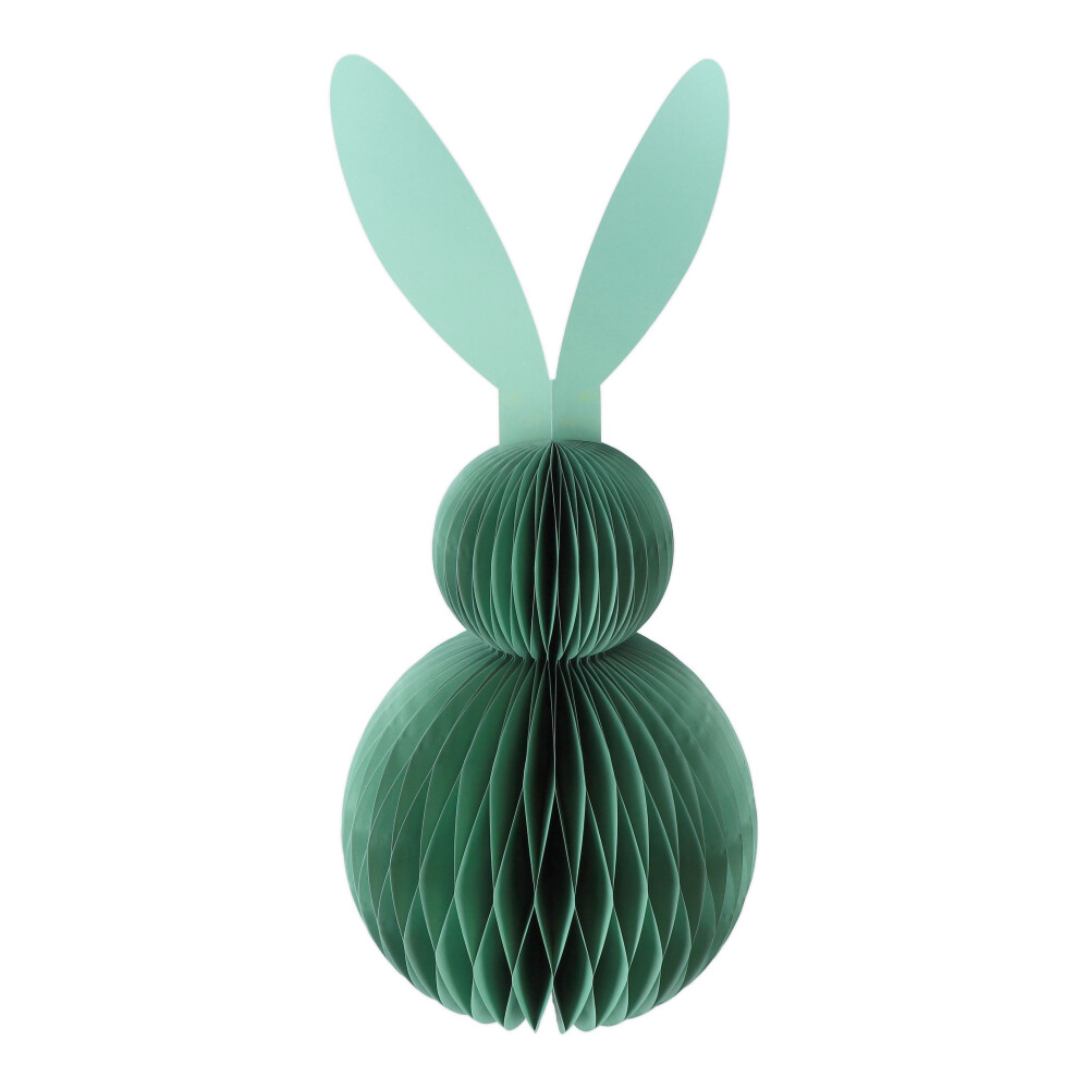 Osterhase aus Papier, ca. 80cm - Mint, Höhe: 80 cm