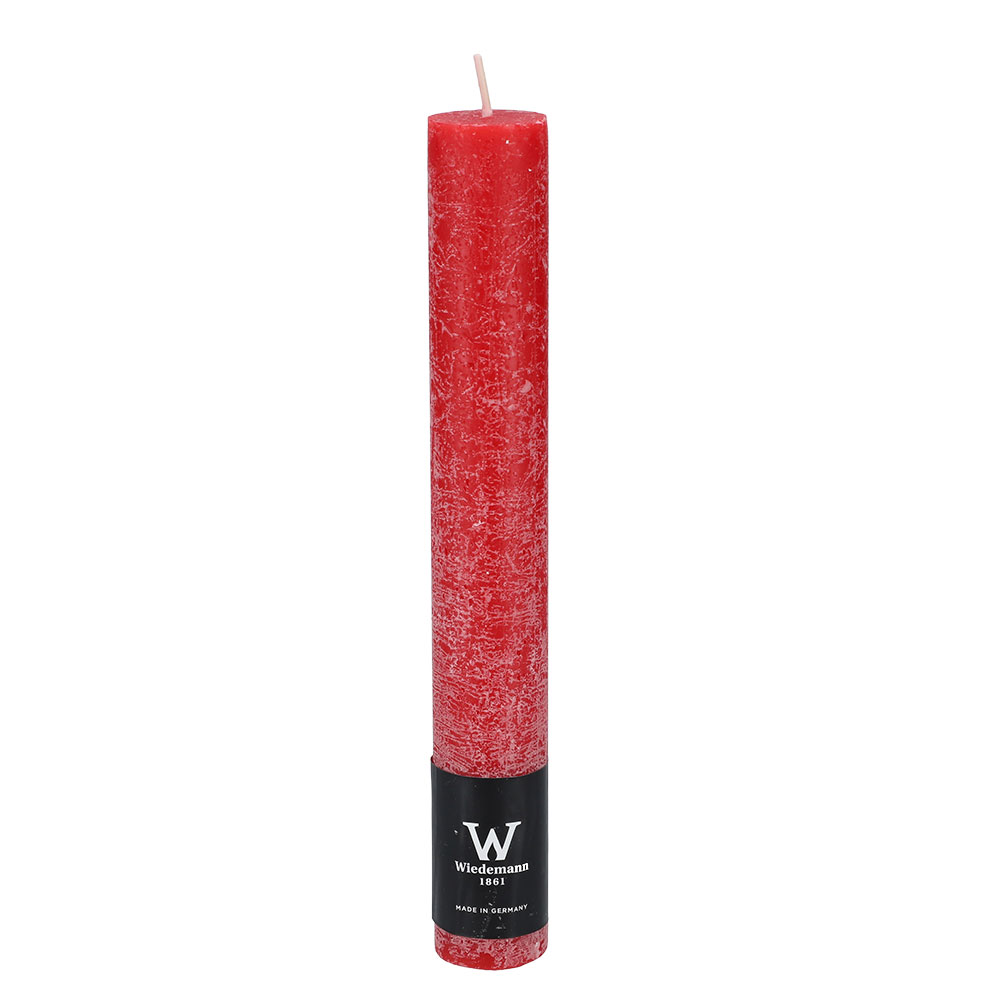 WIEDEMANN Marble Stabkerze - Koralle, Rund: 3,5 x 25 cm