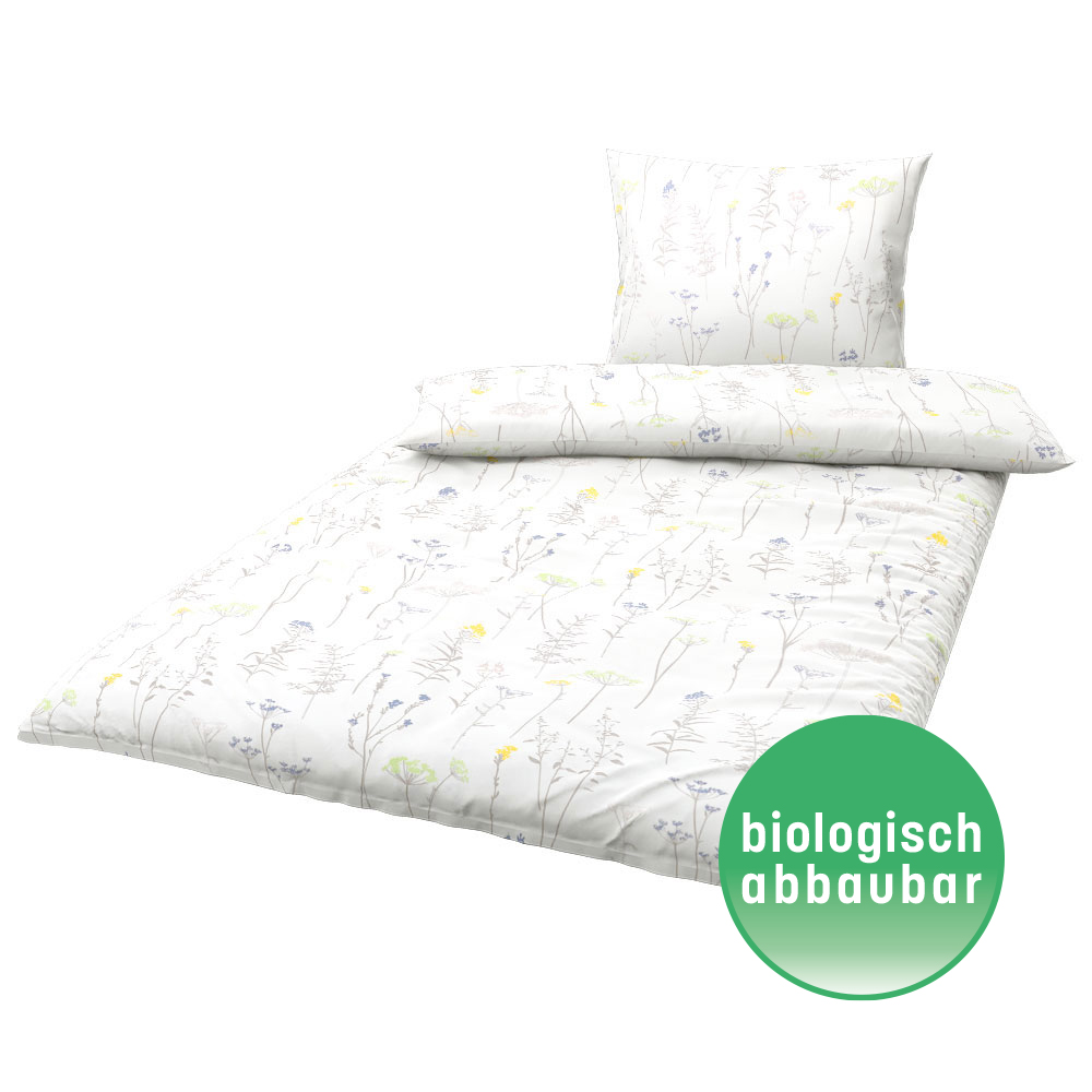 Bettwäsche biologisch abbaubar - Violett, Größe: 140 x 200 cm