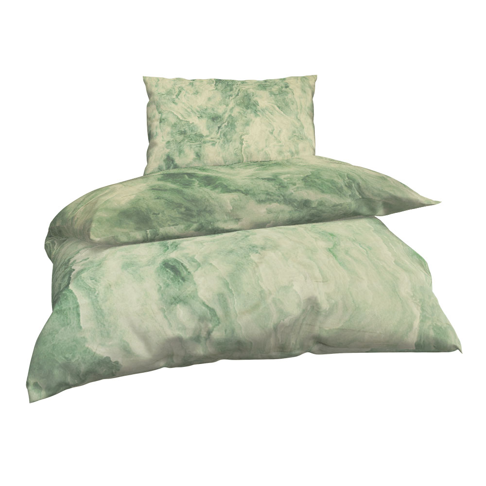 KAYORI BIO-Satin Bettwäsche - Mint, Größe: 140 x 200 cm