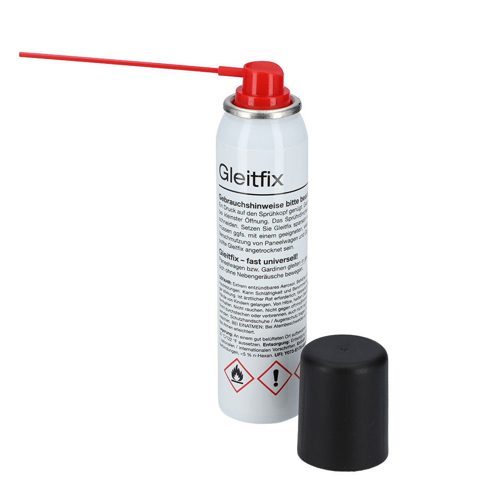 Gleitspray für Vorhangschienen