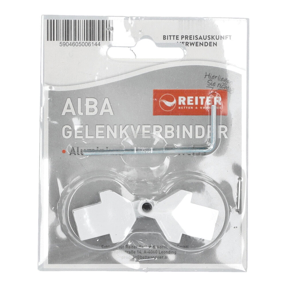 ALBA Gelenkverbinder - Weiß