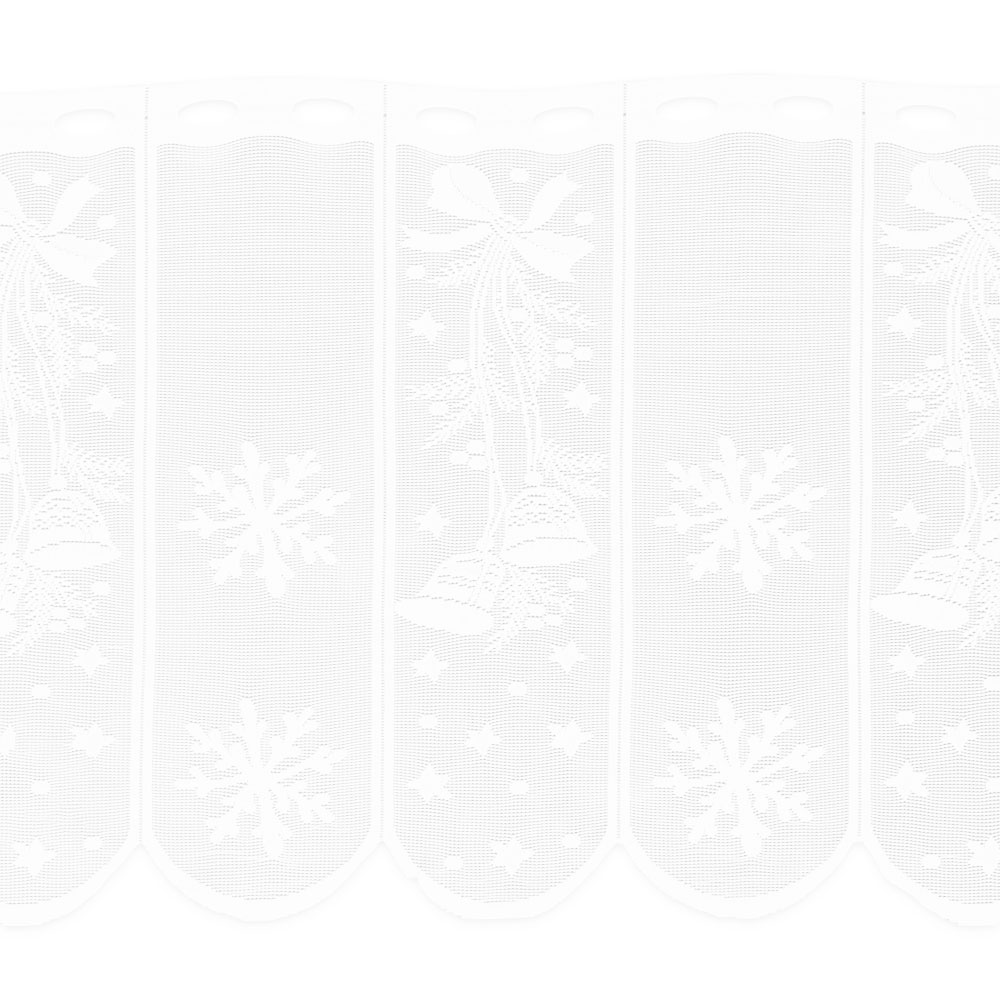 Kurzgardine - Weiß, Höhe: 45 cm