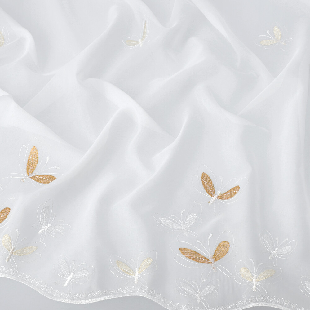 Store bestickt - Orange, Höhe: 275 cm