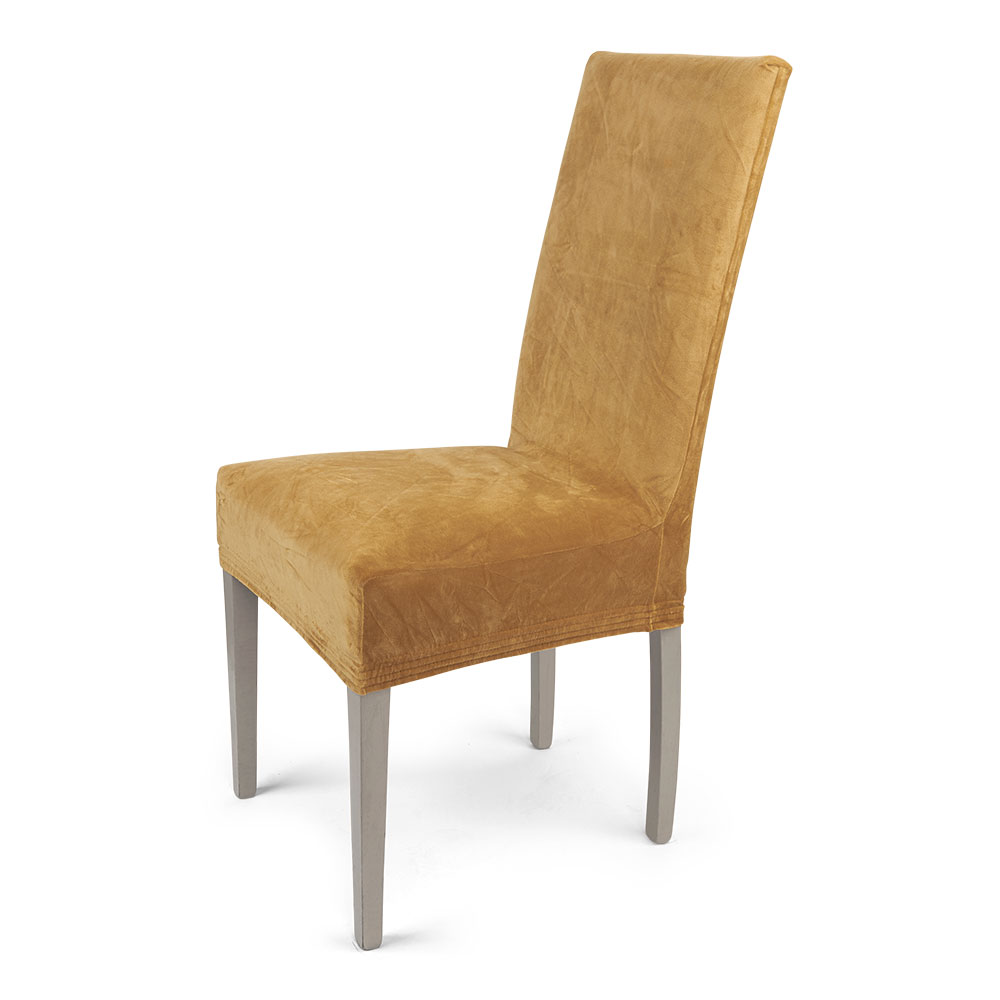 Samtsesselhusse bi-elastisch - Olivbraun, Größe: 45 x 65 cm
