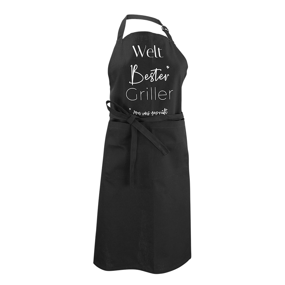 REITER Schürze Bester Griller - Schwarz, Größe: 70 x 85 cm